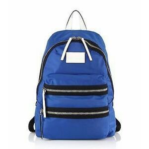 Marc Jacobs Blue Mini Packrat Backpack Chic Edgy Feminine Retro Casual Travel